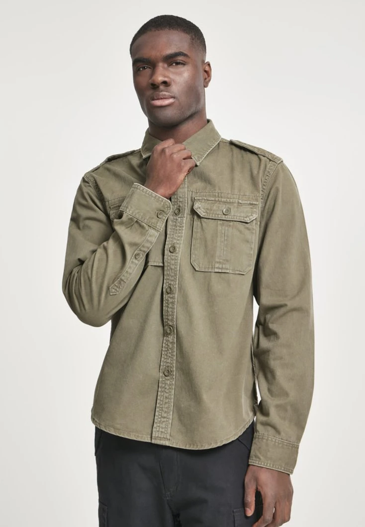 Brandit Vintage- Camisa - Olive