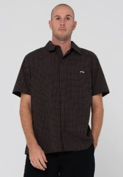 Rusty Datsun Check - Camisa - Black