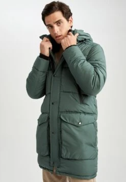 DeFacto Regular Fit- Abrigo De Invierno - Green