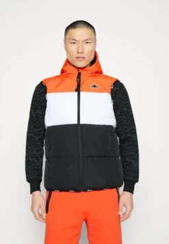 Ellesse Apice Gilet - Chaleco - Dark Orange/Black