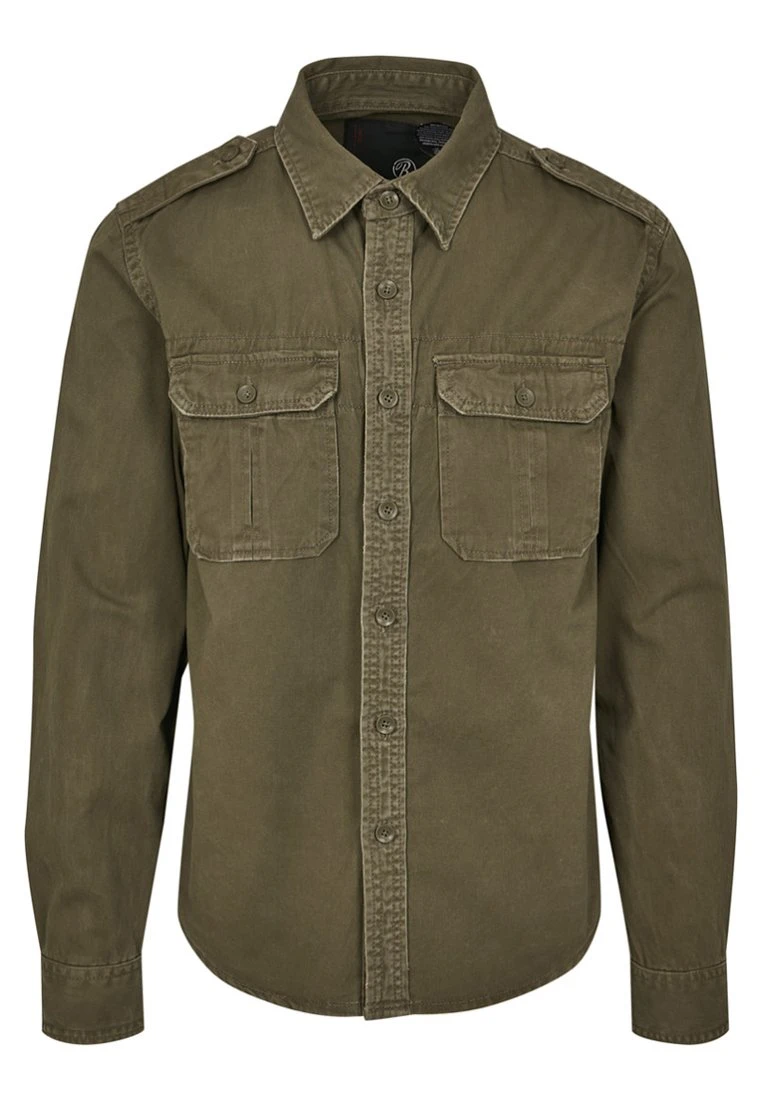 Brandit Vintage- Camisa - Olive - Imagen 7